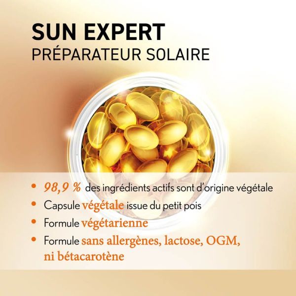Oenobiol Sun Expert Préparateur solaire - 30 Capsules - Bronzage sublime et éclatant