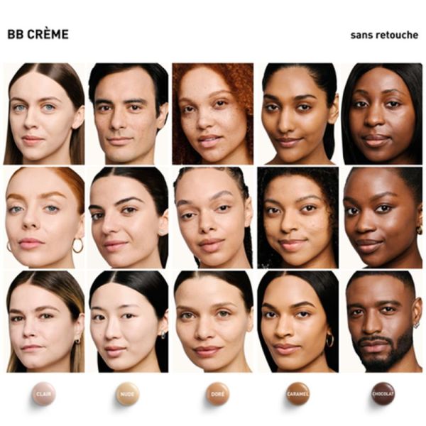 Erborian BB Crème au Ginseng 15ml Teinte Clair – Crème de teint soin effet peau de bébé format voyage