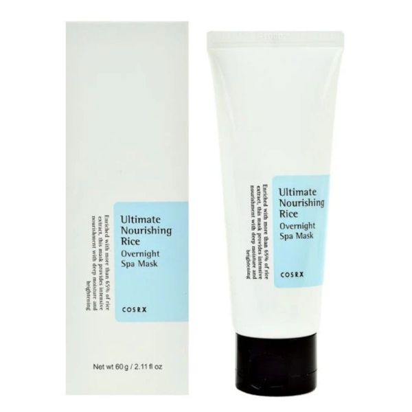 COSRX Ultimate Nourishing Rice Overnight Mask 60ml - Masque de nuit nourrissant et illuminateur