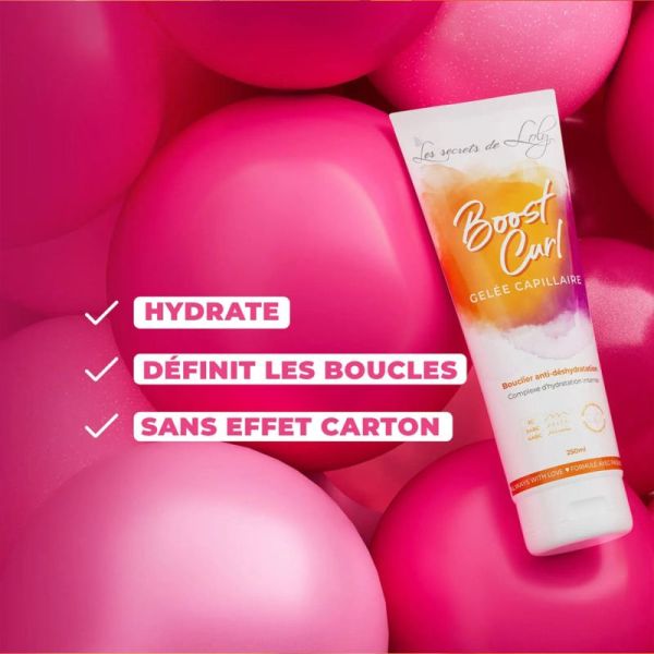 Les Secrets De Loly Gelée Capillaire Boost Curl 250ml – Hydratation et effet ressort