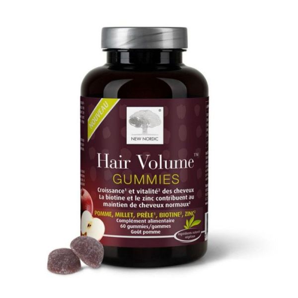 New Nordic Gummies Hair Volume 60 gommes