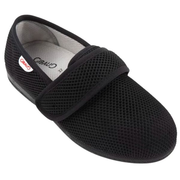 Gibaud CHUT Oliver Noir - Chaussures Confort Mixte Pieds Déformés