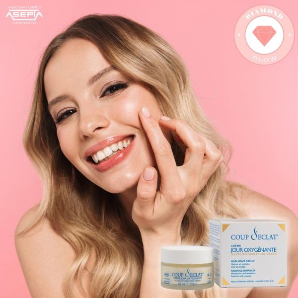 Coup d'Éclat Crème Jour Oxygénante 50 ml – Soin détoxifiant et illuminateur peaux ternes