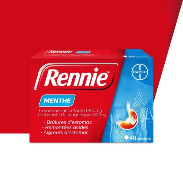 Rennie Menthe 48 comprimes