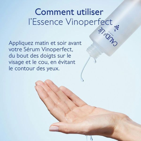 Caudalie Vinoperfect Essence Glycolique Concentrée d'Éclat 100ml – Éclat et anti-taches