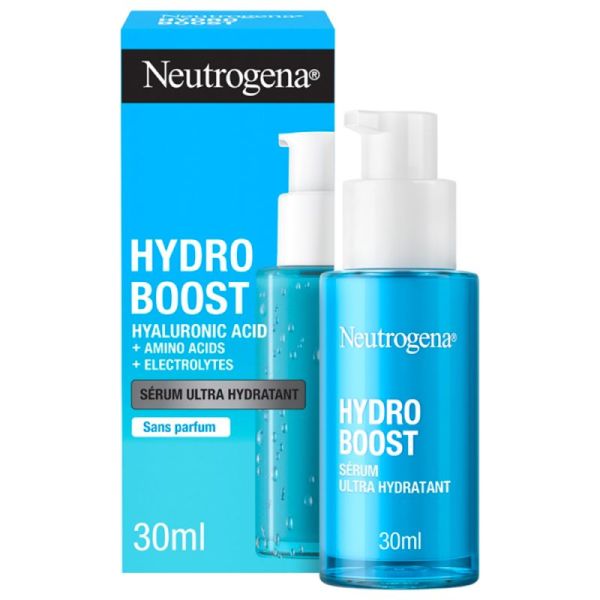 Neutrogena Hydro Boost Sérum Ultra Hydratant - 30 ml - Repulpe, rafraîchit et renforce la barrière cutanée
