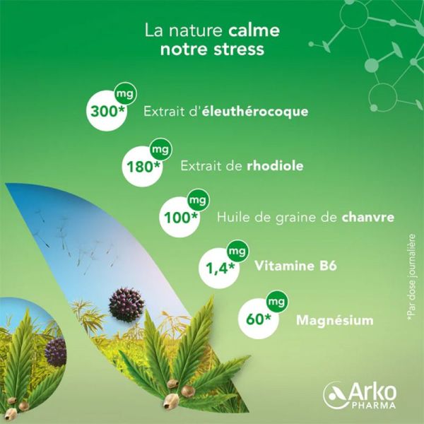 Arkopharma Arkorelax Cannabis Sativa 30 comprimés