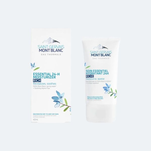 Saint-Gervais Mont Blanc Soin Essentiel Hydratant 24H Riche - 40ml