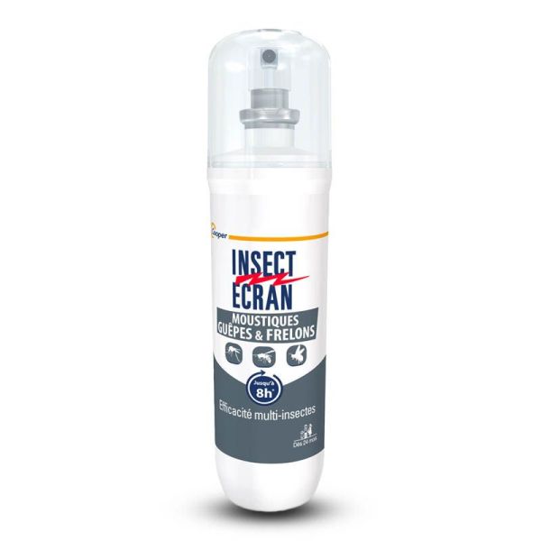 Insect Ecran Anti-Moustiques Guêpes et Frelons Spray Répulsif - 100ml - Protection renforcée