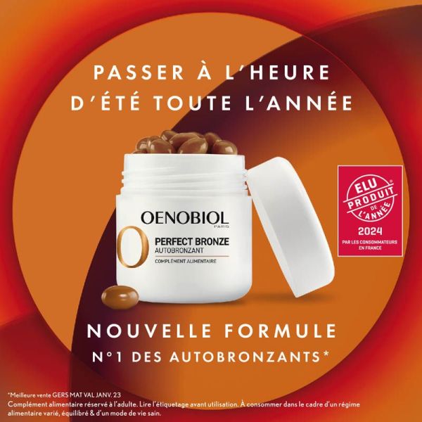 Oenobiol Perfect Bronz Autobronzant - 30 Capsules