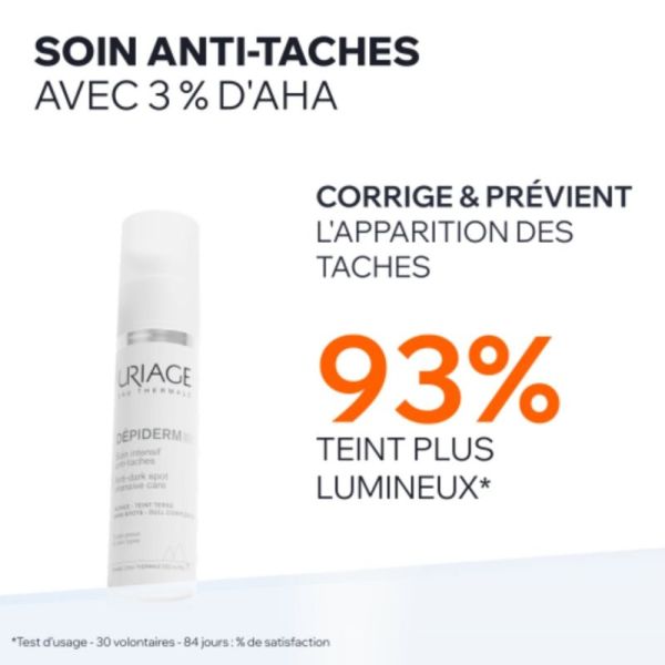 Uriage Depiderm Soin Intensif Anti-Taches 30 ml - Corrige les tâches et unifie le teint