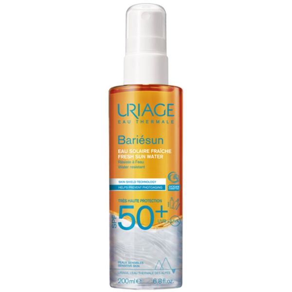 Uriage Bariésun Eau Solaire Fraîche SPF 50+ 200ml – Très haute protection et fraîcheur