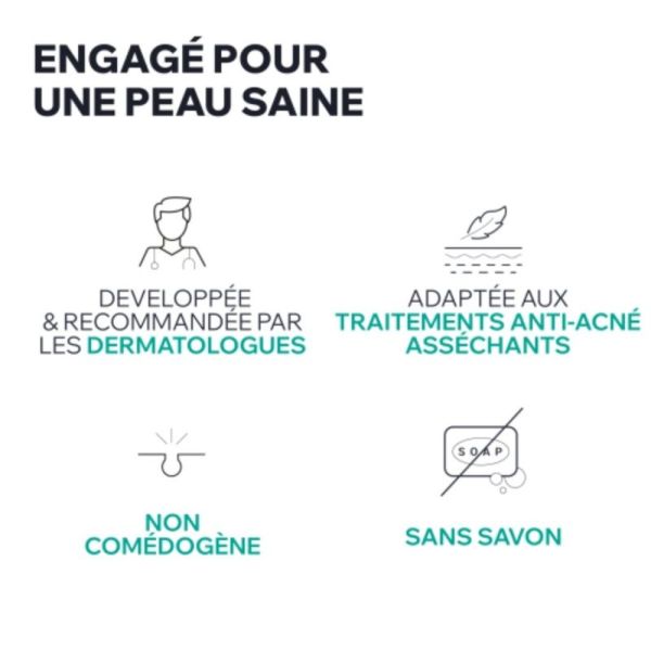 Uriage Hyseac Hydra Crème Nettoyante Apaisante 150 ml – purifie et apaise les peaux acnéiques