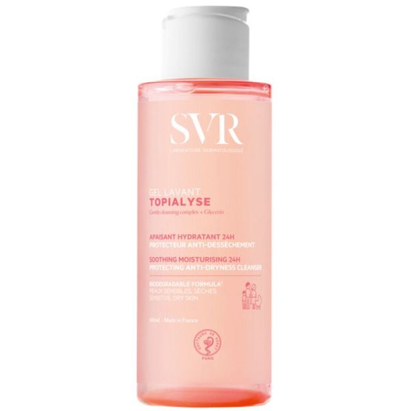 SVR Topialyse Gel Lavant Apaisant Hydratant 100ml – Anti-grattage et douceur