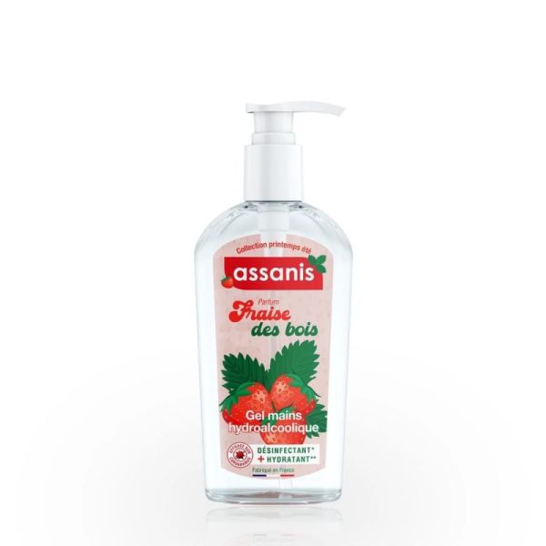 Assanis Gel Hydroalcoolique Mains Édition Limitée Fraise des bois - 250ml