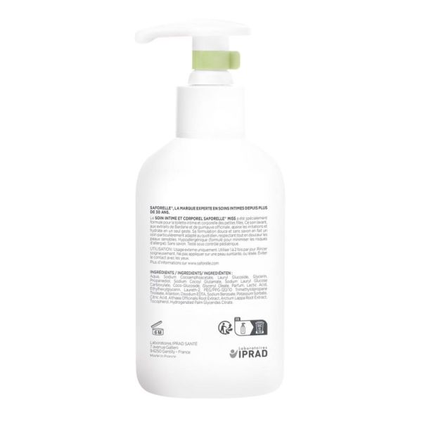 Saforelle Miss Soin Intime et Corporel 250 ml - Nettoyant Apaisant dès 2 ans