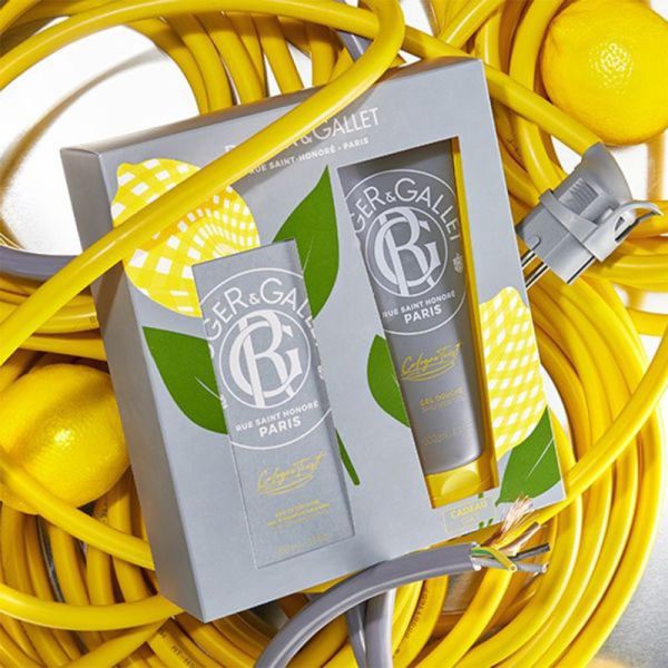 Roger & Gallet Coffret Cologne Twist Eau de Cologne 100ml + Gel Douche 200ml OFFERT