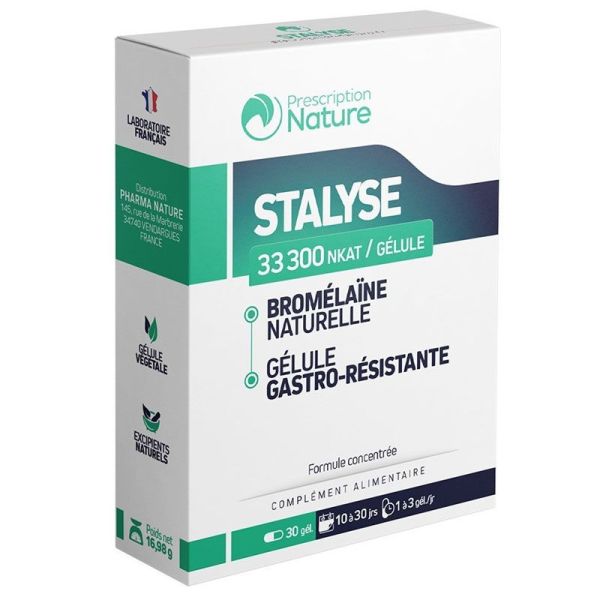 Prescription Nature Stalyse 30 Gélules - Douleurs & Articulations