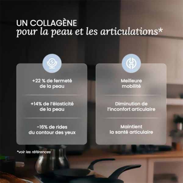 Nutri&Co Le Collagène Marin Type I II III et Vitamine C Goût Neutre 540g – Jeunesse et articulations