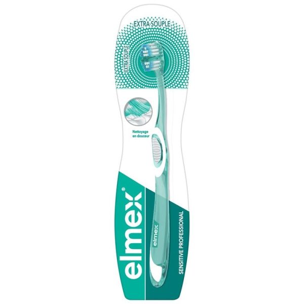 Elmex Sensitive Professional Brosse à Dents Extra Souple Hypersensibilité Dentaire - 1 Unité