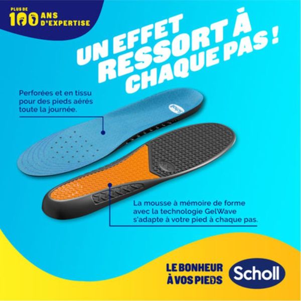 Scholl ExpertSupport Chaussure Professionnelle Taille 40-46,5 1 Paire – Amorti travail intense