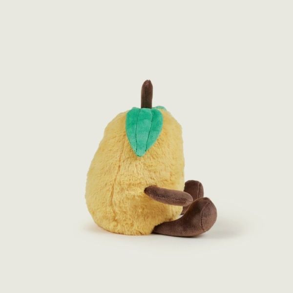 Soframar Warmies Bouillotte Peluche Déhoussable Citron 24 cm - Chaleur réconfortante et apaisante