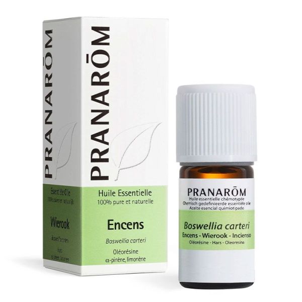 Pranarôm Huile Essentielle Encens (Boswellia carteri) - 5 ml - Cicatrisante et Relaxante