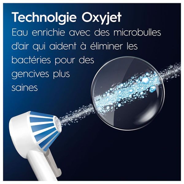 Oral-B Oxyjet Hydropulseur - 2 Modes de Nettoyage