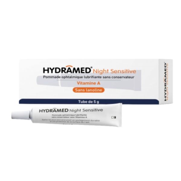 Horus Pharma Hydramed Night Sensitive - 5g - Pommade Ophtalmique Lubrifiante