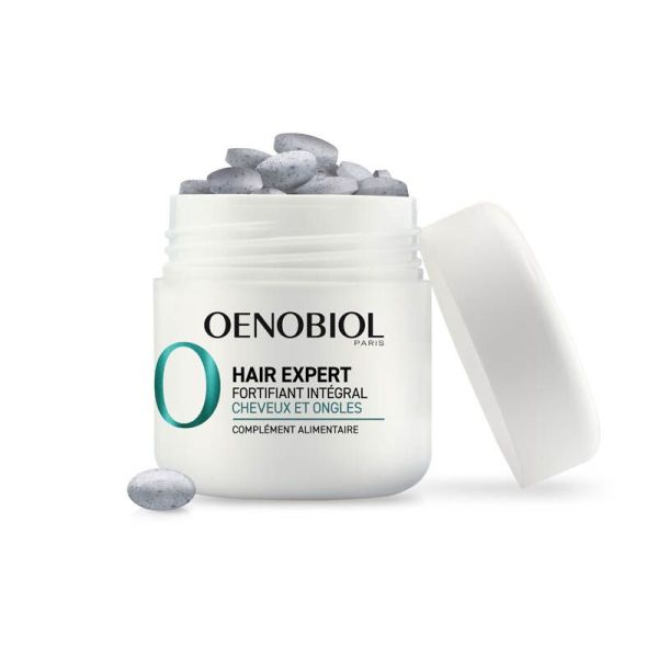 Oenobiol Hair Expert Fortifiant Intégral Cheveux & Ongles - Lot de 2 x 60 Comprimés - Résistance et Vitalité