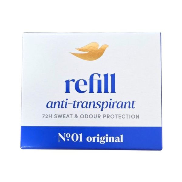 Dove Recharge Déodorant anti-transpirant Refillable Nr. 01 Original Kit 35ml - Protection anti-transpirante et anti-odeurs 72h