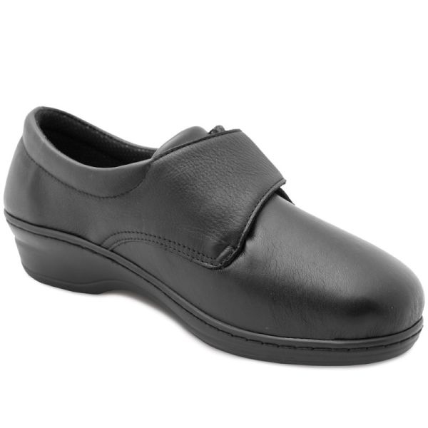 Dr Comfort CHUT Soa Noir - Chaussures Confort Femme Pieds Diabétiques