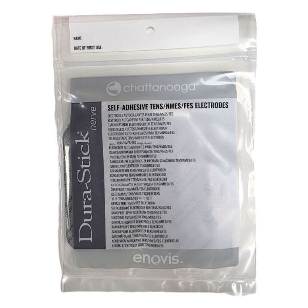 DJO Dura Stick Plus Électrodes pour Électrostimulateur - 50x90mm - Sachet de 4
