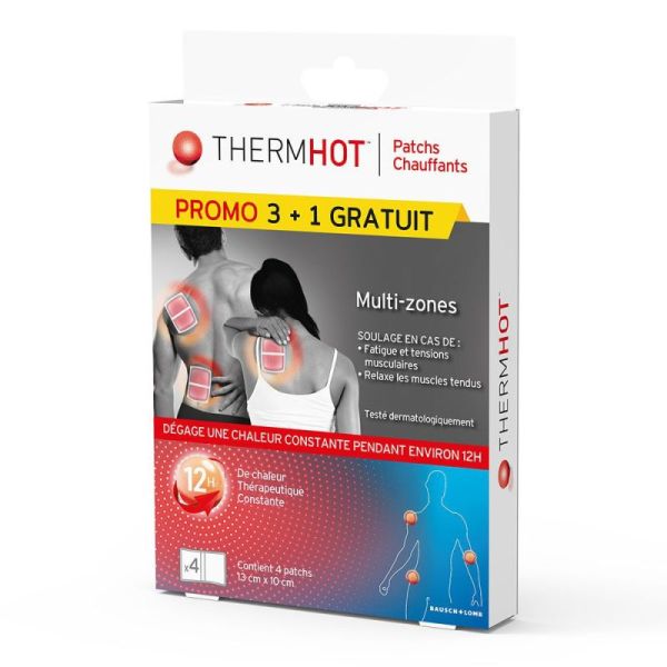 Termhot patchs multizones x3 patchs et 1 Bausch Lomb