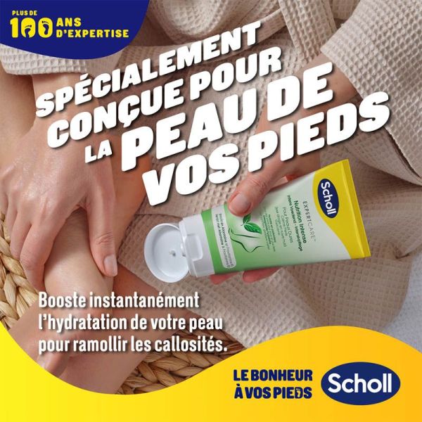 Scholl Crème Nutrition Intense Peaux Très Sèches, Dures, Rugueuses - 150 ml - Soin des pieds