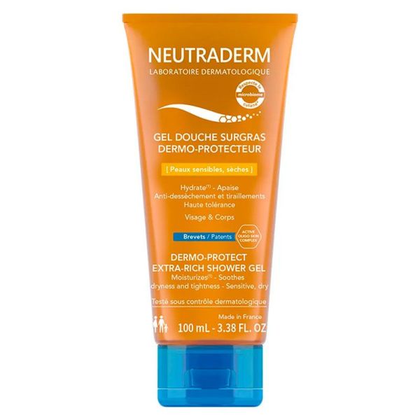 Neutraderm Gel Douche Surgras Dermo Protecteur - Peaux sèches - 100ml