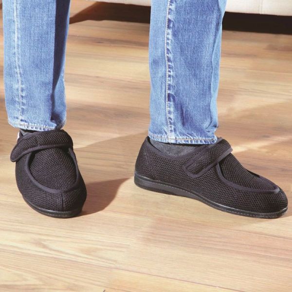 Gibaud CHUT Delphes Noir - Chaussures Confort Femme Pieds Déformés