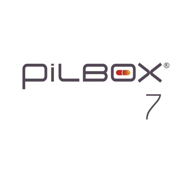 Cooper Pilbox 7 Pilulier Hebdomadaire Fixe - 1 pièce - Pilulier hebdomadaire fixe grande contenance