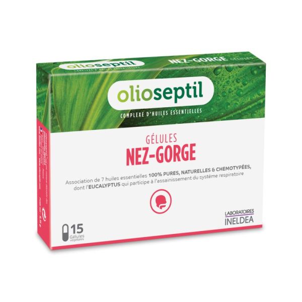 Ineldea Olioseptil Nez-Gorge 15 Gélules