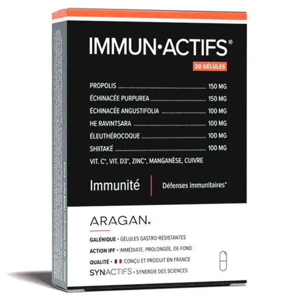 Aragan Synactifs HSP Actifs Immunité - Booste l'Immunité - 10 gélules