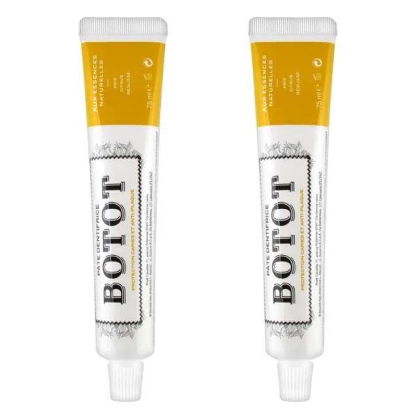 Botot Pâte Dentifrice Anis Citrus Réglisse - Lot de 2 x 75ml