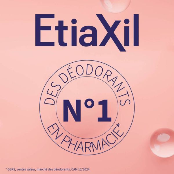 Etiaxil Spray Déodorant Détranspirant Aisselles Mains Pieds Torse - 30ml - Anti-transpirant extrême