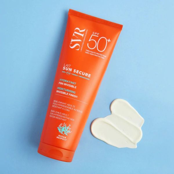 SVR Sun Secure Lait SPF50+ Hydratant au Fini Invisible - 250 ml