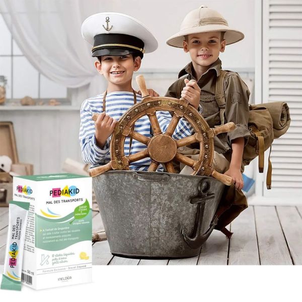 Pédiakid Mal des transports 10 sticks – Prévention des nausées et vomissements