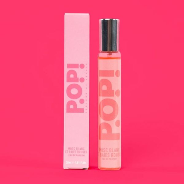 P.O.P ! Eau de Parfum Musc Blanc et Baies Rouges 30 ml - Fragrance florale et gourmande