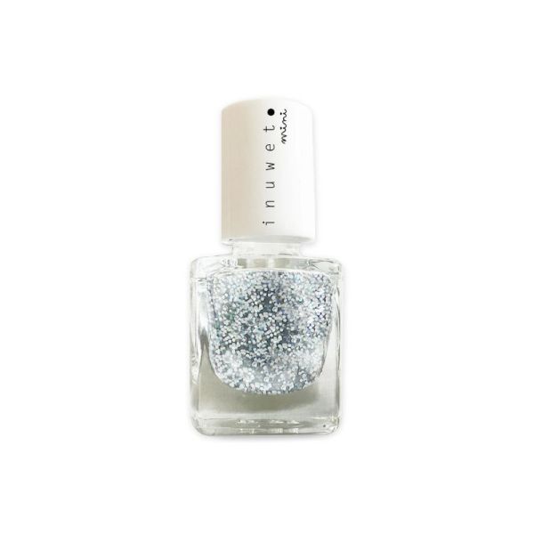 Inuwet Vernis à Ongles à l'Eau Kids Argenté - Parfum Vanille - 5ml