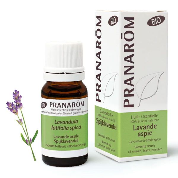 Pranarom Lavande Aspic Bio 10 ml - Huile essentielle