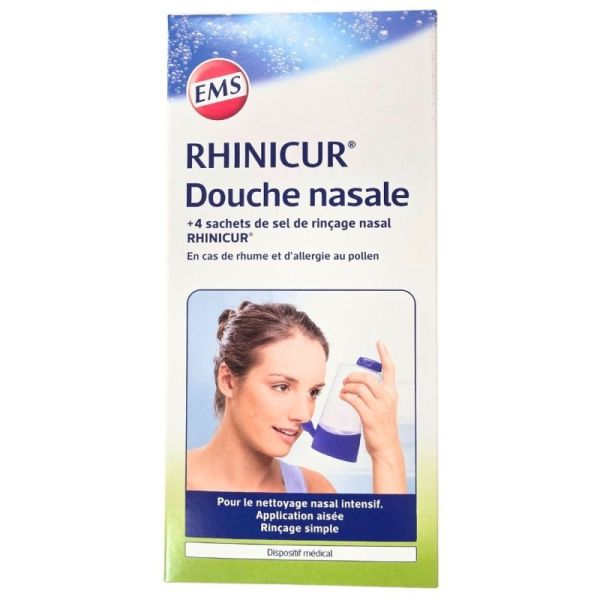 EMS Rhinicur Douche Nasale coffret - Hygiène nasale intensive pour adultes