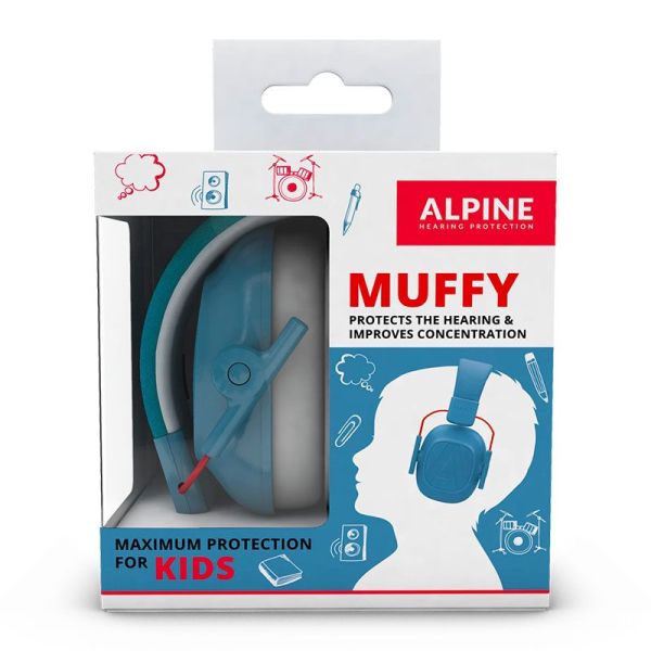 Alpine Hearing Muffy Casque Anti-bruit Enfants - Couleur Blue