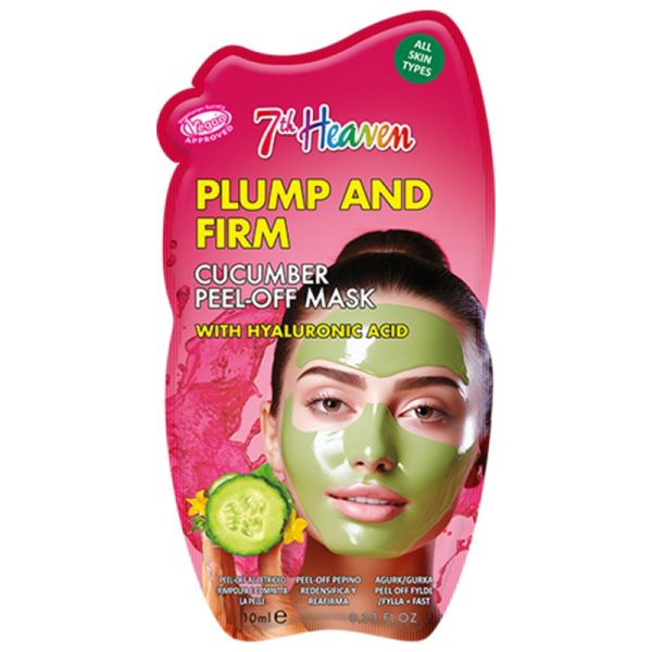7th Heaven Masque Peel-off au Concombre et Acide Hyaluronique 1 Masque – Repulpe et raffermit la peau